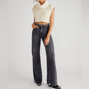 Free People Tinsley Baggy Straight Leg Jeans Size 28